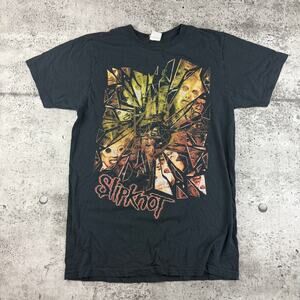 Slipknot Band Shirt Shattered Glass Size Medium (18.5x28)